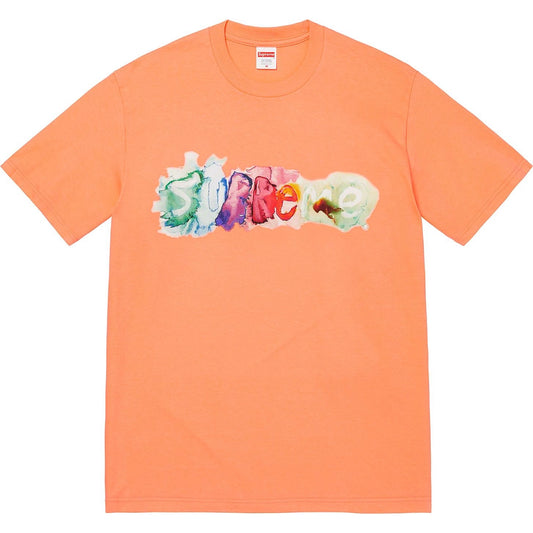 SUPREME WATERCOLOR TEE PEACH