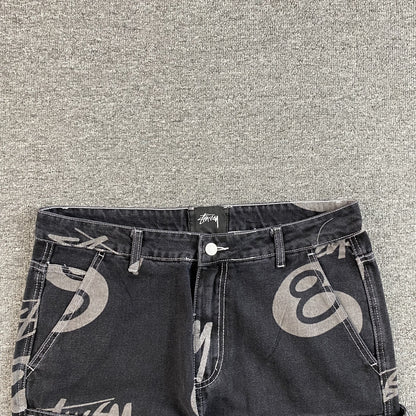 Stussy 8 Ball Jeans Black