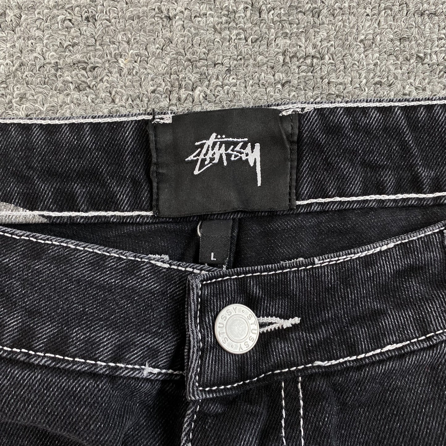 Stussy 8 Ball Jeans Black