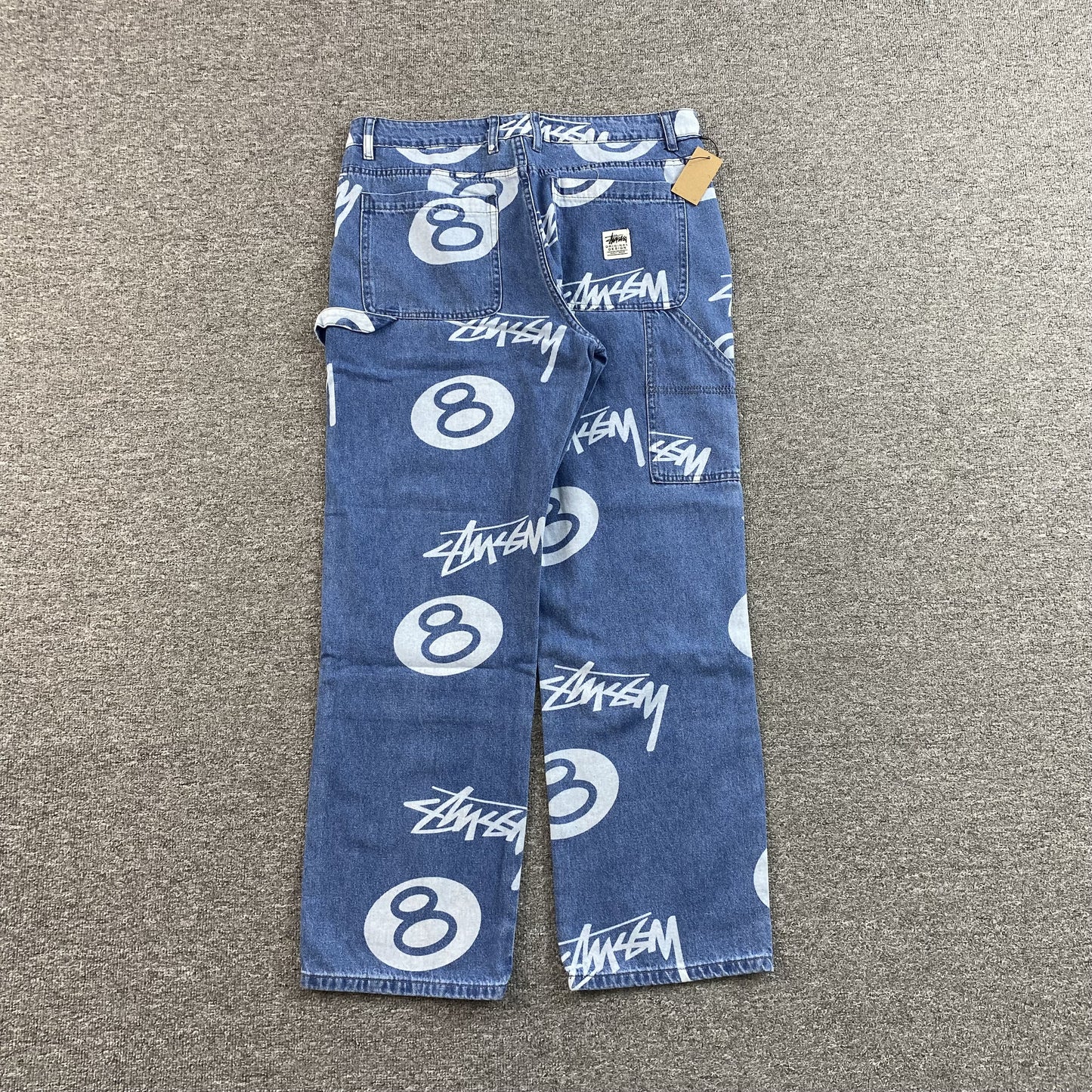 Stussy 8 Ball Jeans Blue