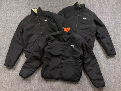 stussy-8-ball-sherpa-reversible-jacket-natural-4-Drip Store Argentina