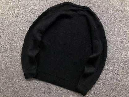 Stussy Dice Mohair Knit Sweater Black