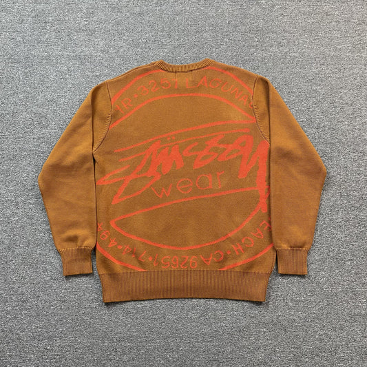 Stussy Laguna Icon Sweater Tan-Drip Store Argentina