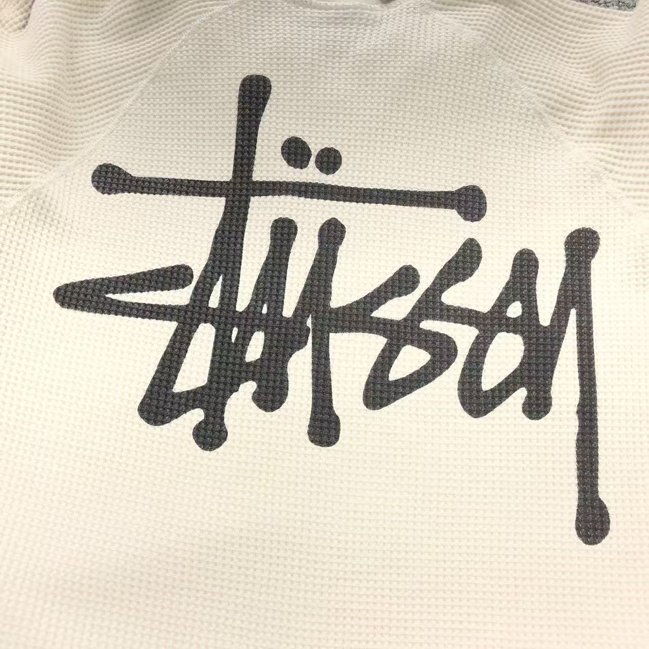 Stussy Thermal Raglan Shirt Cream