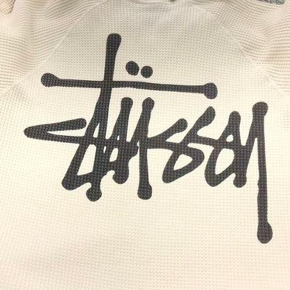Stussy Thermal Raglan Shirt Cream