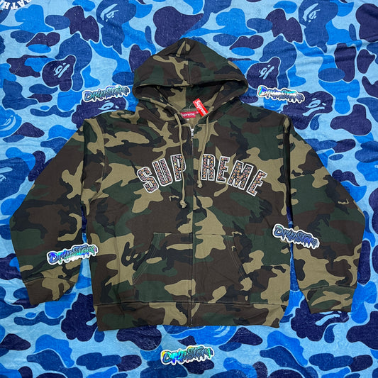 Supreme b.b. Simon Zip Up Jacket Woodland Camo