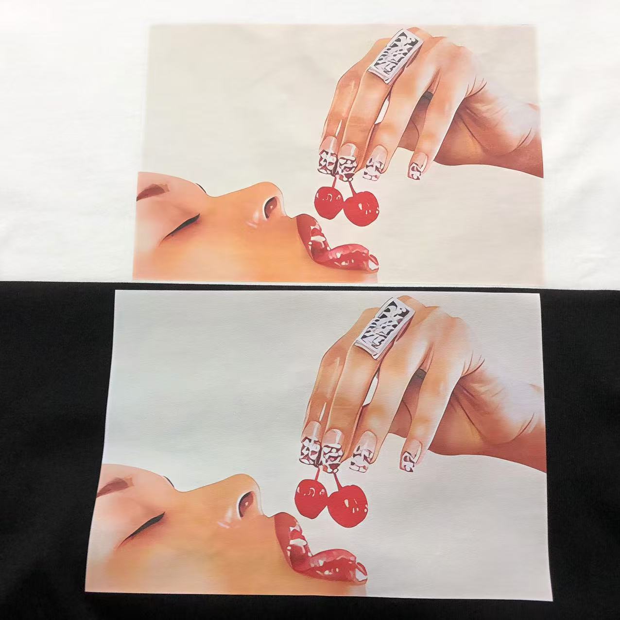 SUPREME CHERRIES TEE BLACK-Drip Store Argentina
