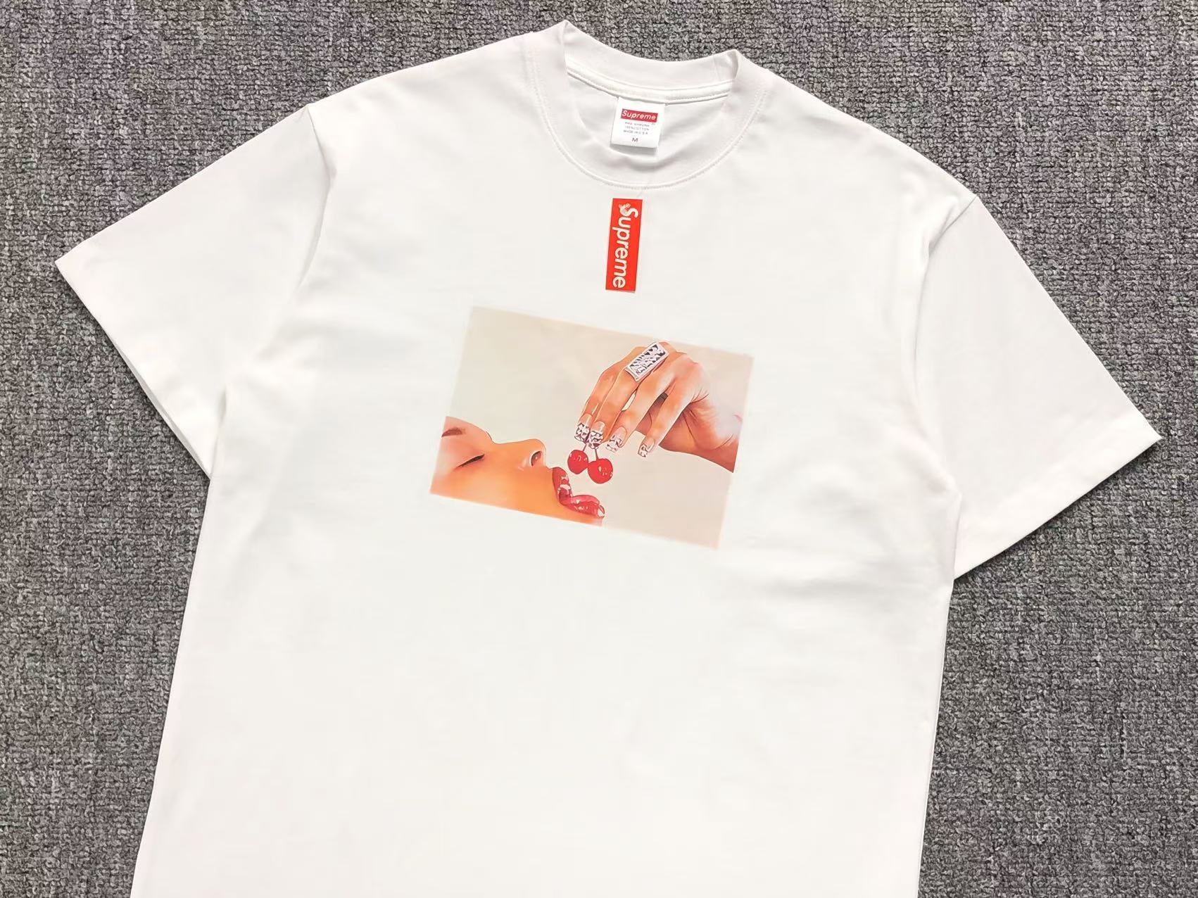SUPREME CHERRIES TEE WHITE-Drip Store Argentina