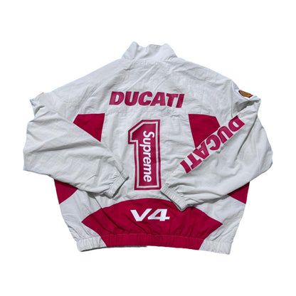 Supreme Ducati Track Jacket Light Grey