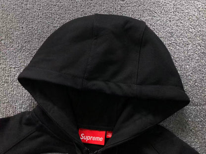 Supreme Football Zip Up Jacket Black