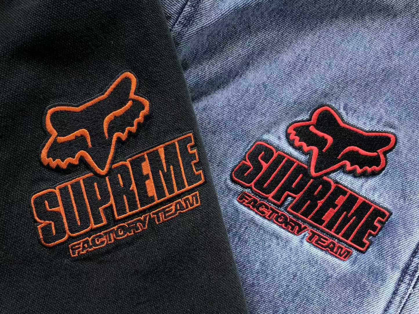 Supreme Fox Racing Jacket Denim