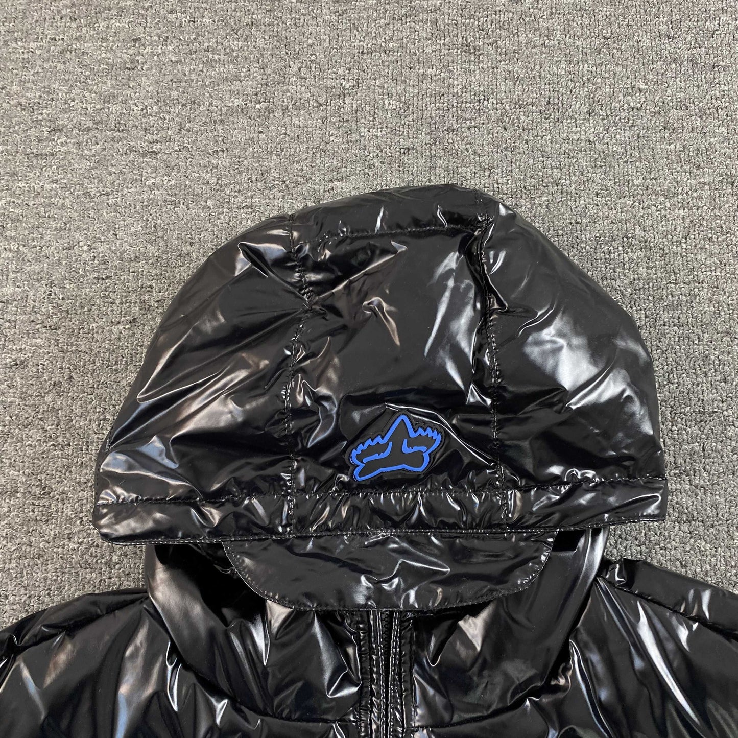 Supreme Fox Racing Shiny Down Puffer Jacket Black
