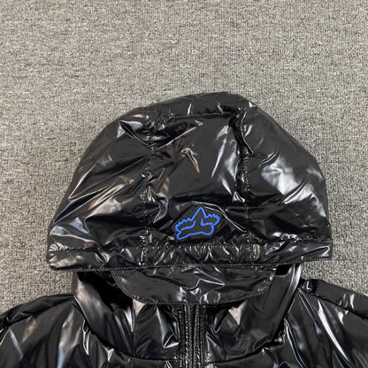 Supreme Fox Racing Shiny Down Puffer Jacket Black