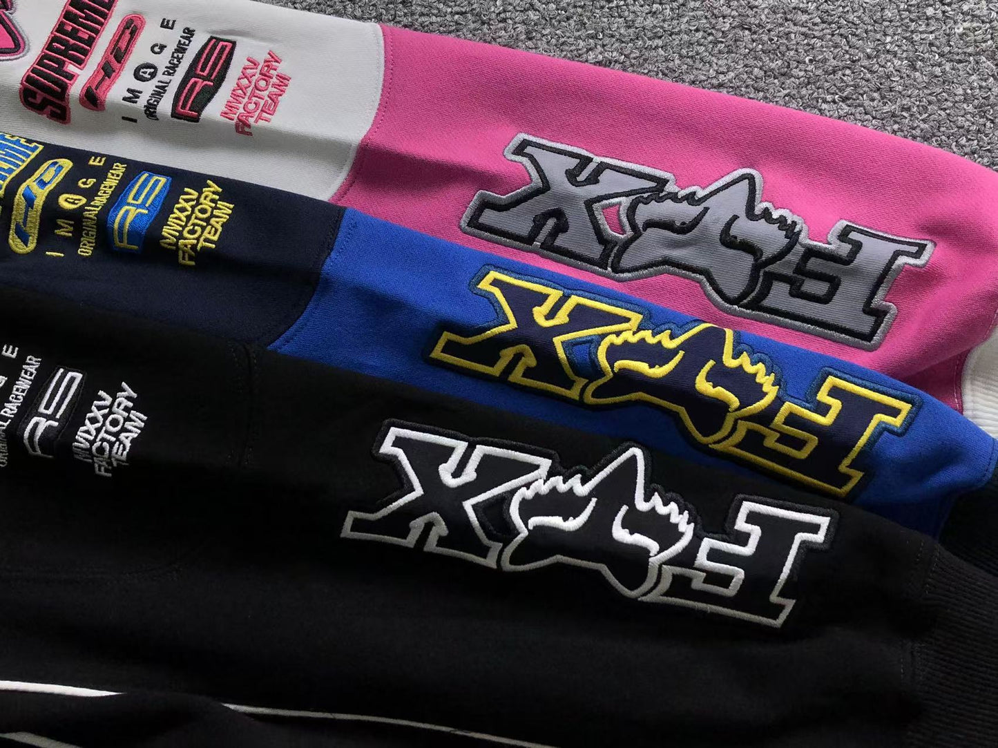 Supreme Fox Racing Zip Up Jacket Black