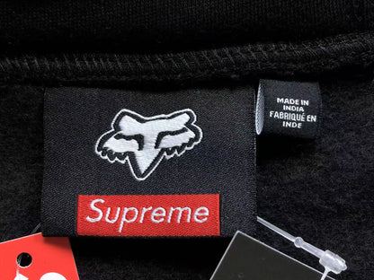 Supreme Fox Racing Zip Up Jacket Black