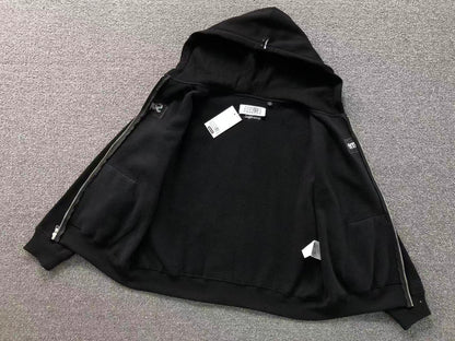 Supreme MM6 Maison Margiela Box Logo Zip Up Jacket Black