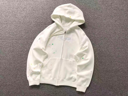 Supreme MM6 Maison Margiela Box Logo Zip Up Jacket Grey