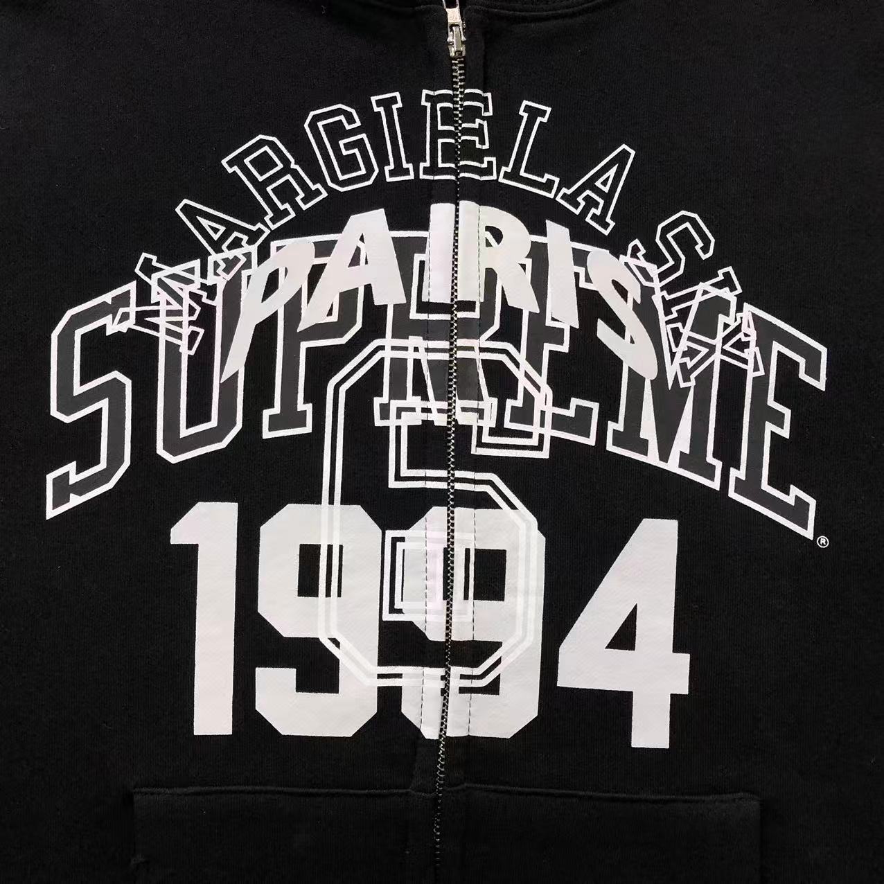 Supreme MM6 Maison Margiela Zip Up Jacket Black