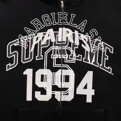 Supreme MM6 Maison Margiela Zip Up Jacket Black
