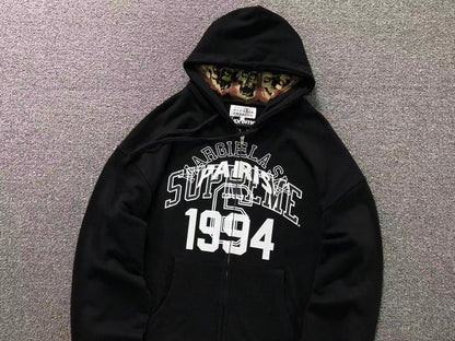 Supreme MM6 Maison Margiela Zip Up Jacket Black