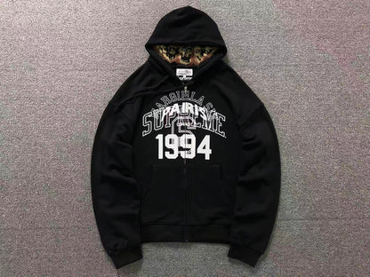 Supreme MM6 Maison Margiela Zip Up Jacket Black