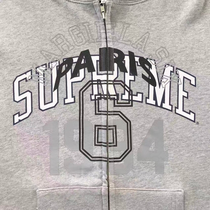 Supreme MM6 Maison Margiela Zip Up Jacket Grey