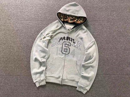 Supreme MM6 Maison Margiela Zip Up Jacket Grey