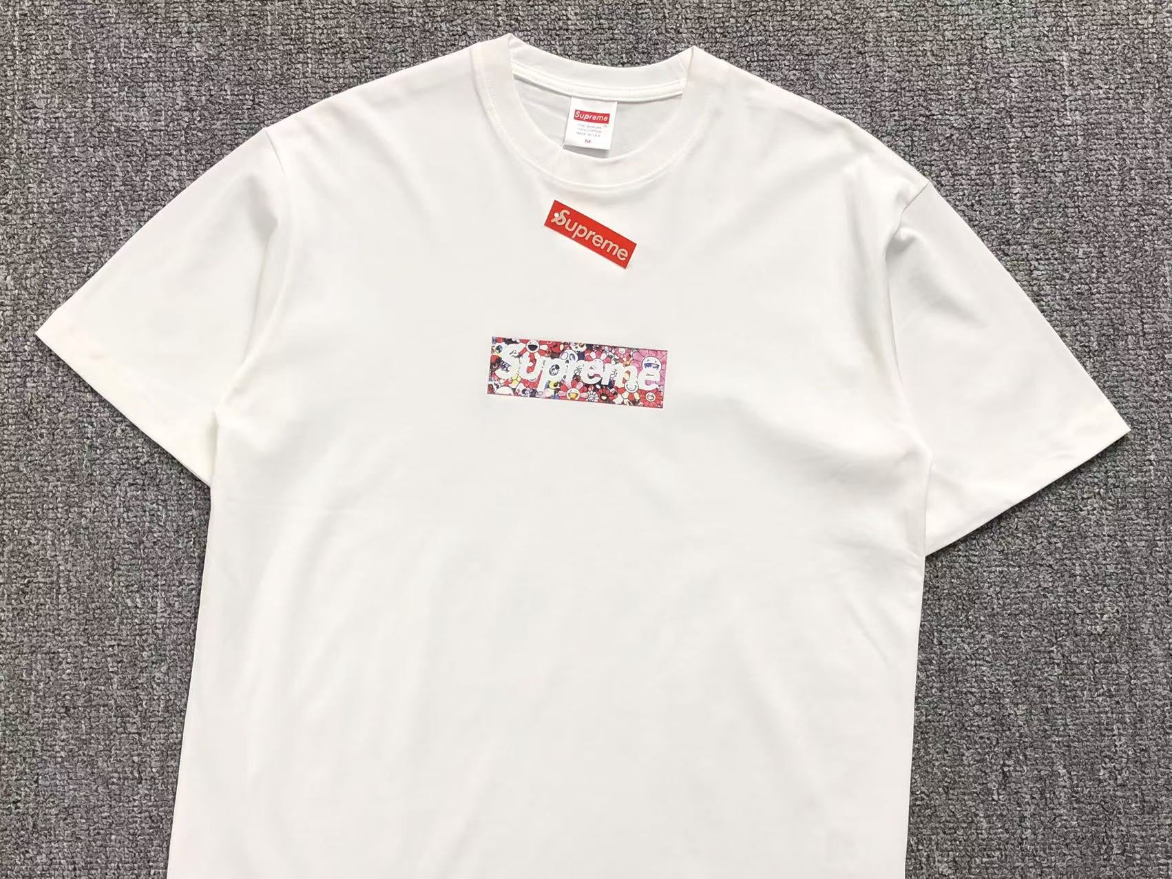 SUPREME MURAKAMI BOX LOGO TEE WHITE-Drip Store Argentina