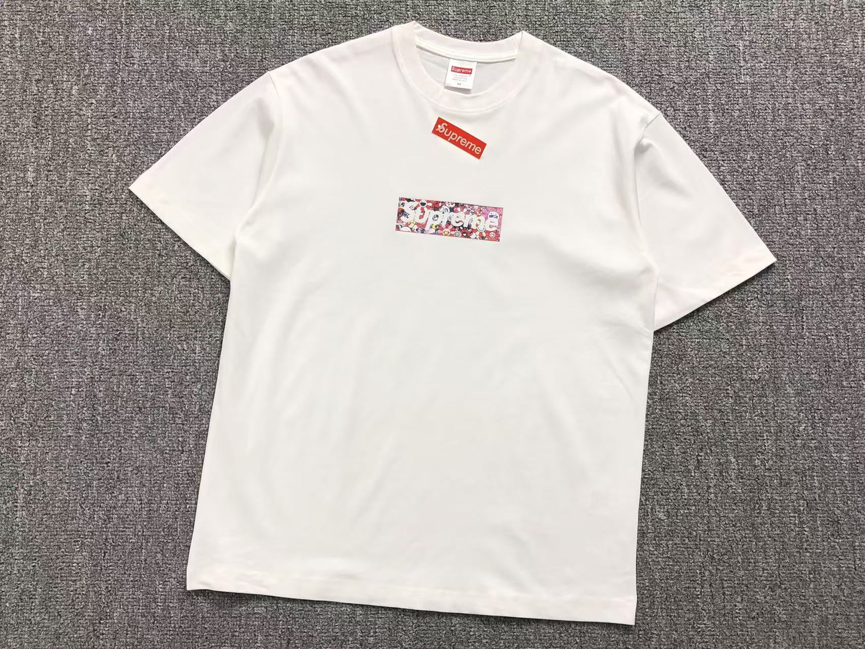 SUPREME MURAKAMI BOX LOGO TEE WHITE-Drip Store Argentina