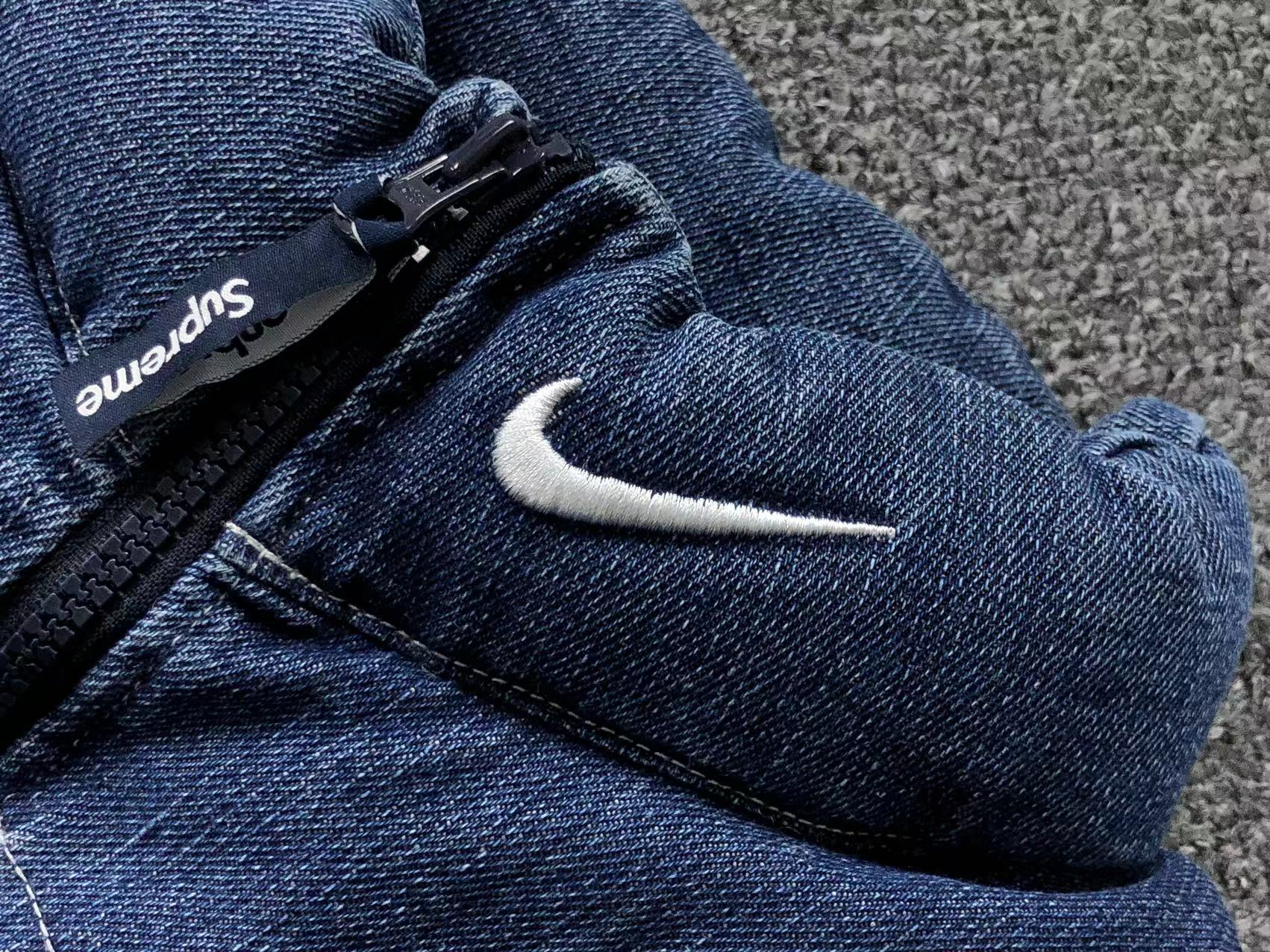 Supreme Nike Denim Puffer Vest Indigo-Drip Store Argentina