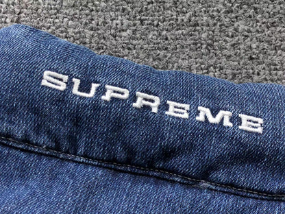 Supreme Nike Denim Puffer Vest Indigo-Drip Store Argentina