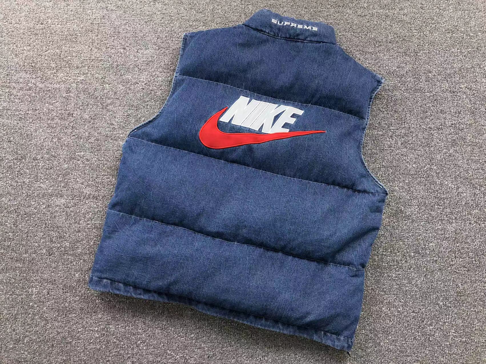 Supreme Nike Denim Puffer Vest Indigo-Drip Store Argentina