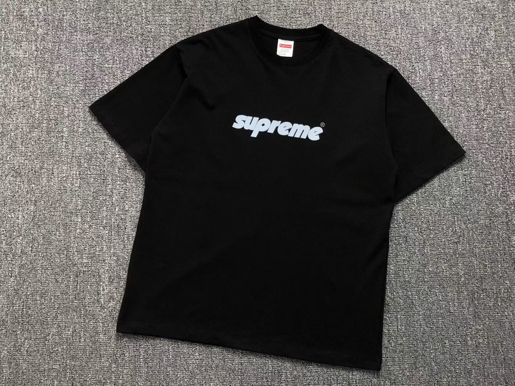 SUPREME PINLINE TEE BLACK-Drip Store Argentina