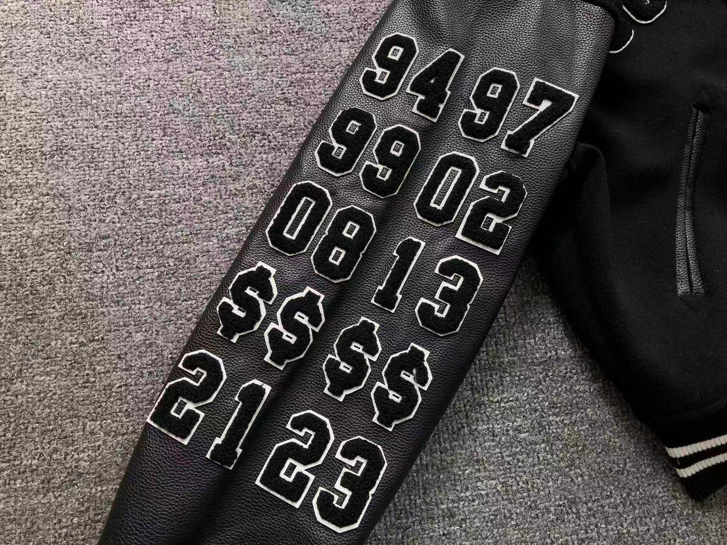 Supreme Praises Varsity Jacket Black