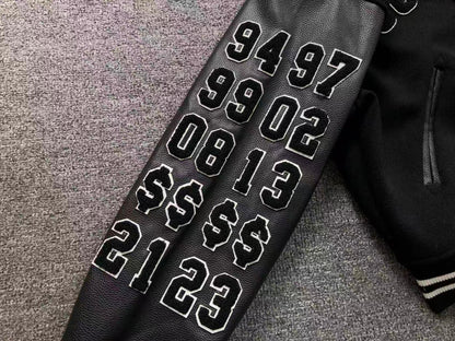 Supreme Praises Varsity Jacket Black