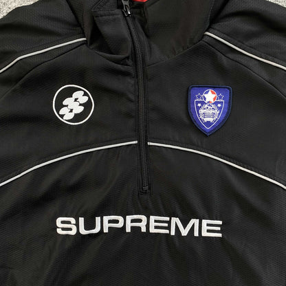 Supreme Reflective Piping Pullover Black