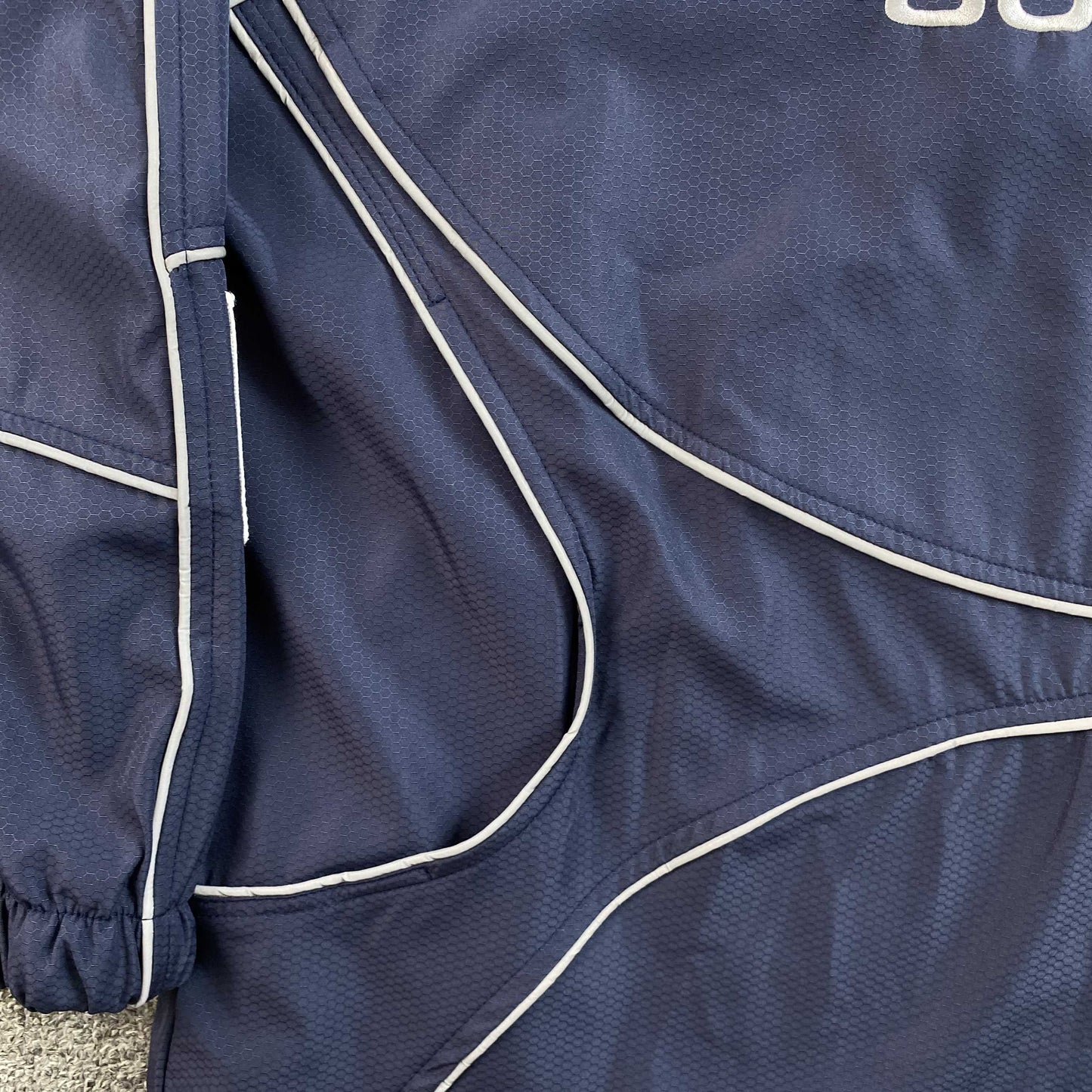 Supreme Reflective Piping Pullover Navy