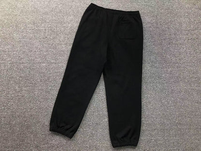 Supreme Satin Appliqué Sweatpants Black