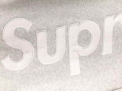 Supreme Satin Appliqué Sweatpants Grey