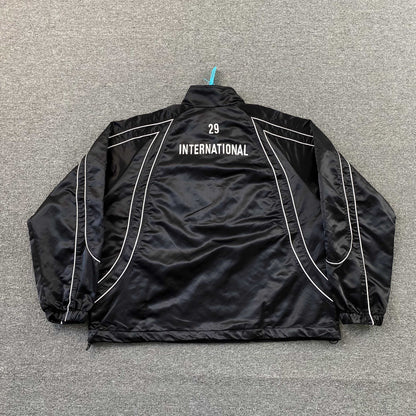Supreme Satin Piping Pullover Black