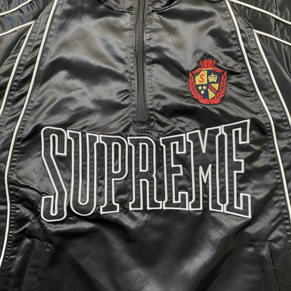 Supreme Satin Piping Pullover Black