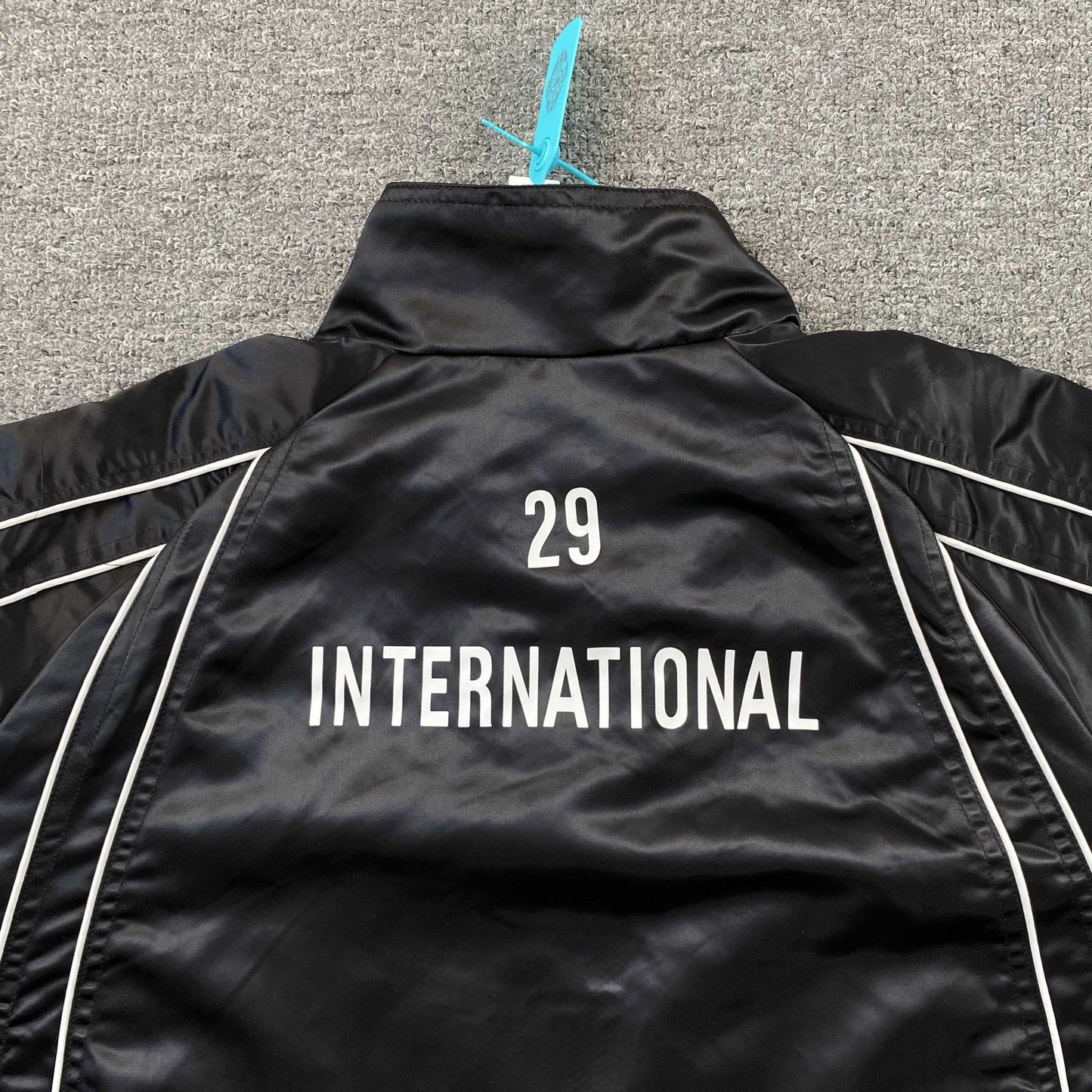 Supreme Satin Piping Pullover Black