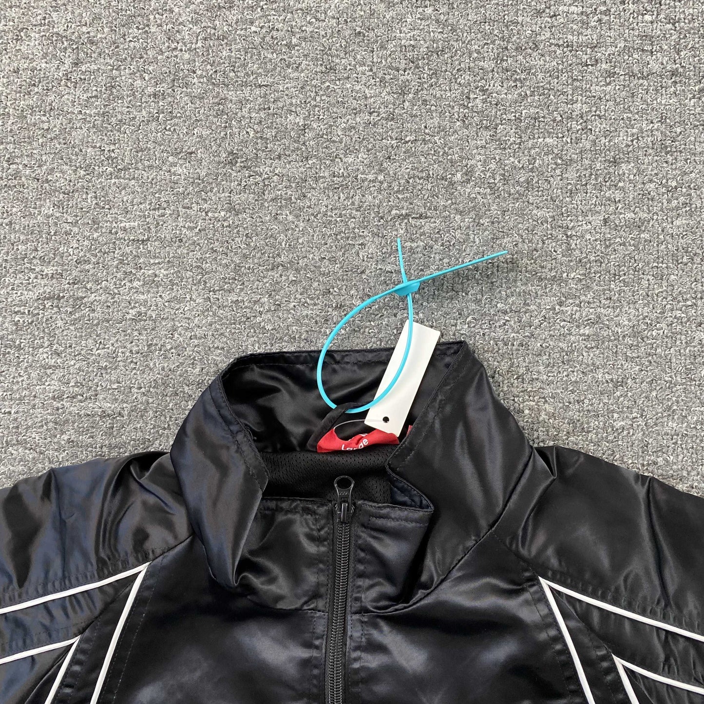 Supreme Satin Piping Pullover Black
