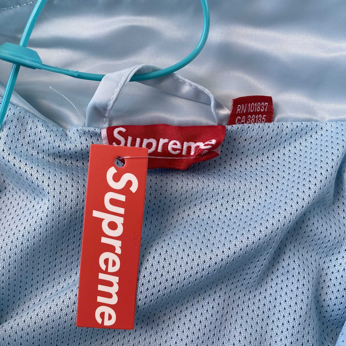 Supreme Satin Piping Pullover Light Blue
