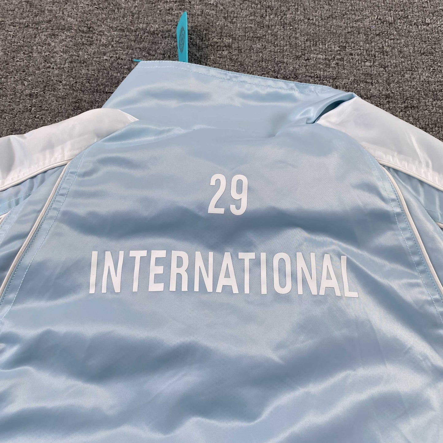 Supreme Satin Piping Pullover Light Blue