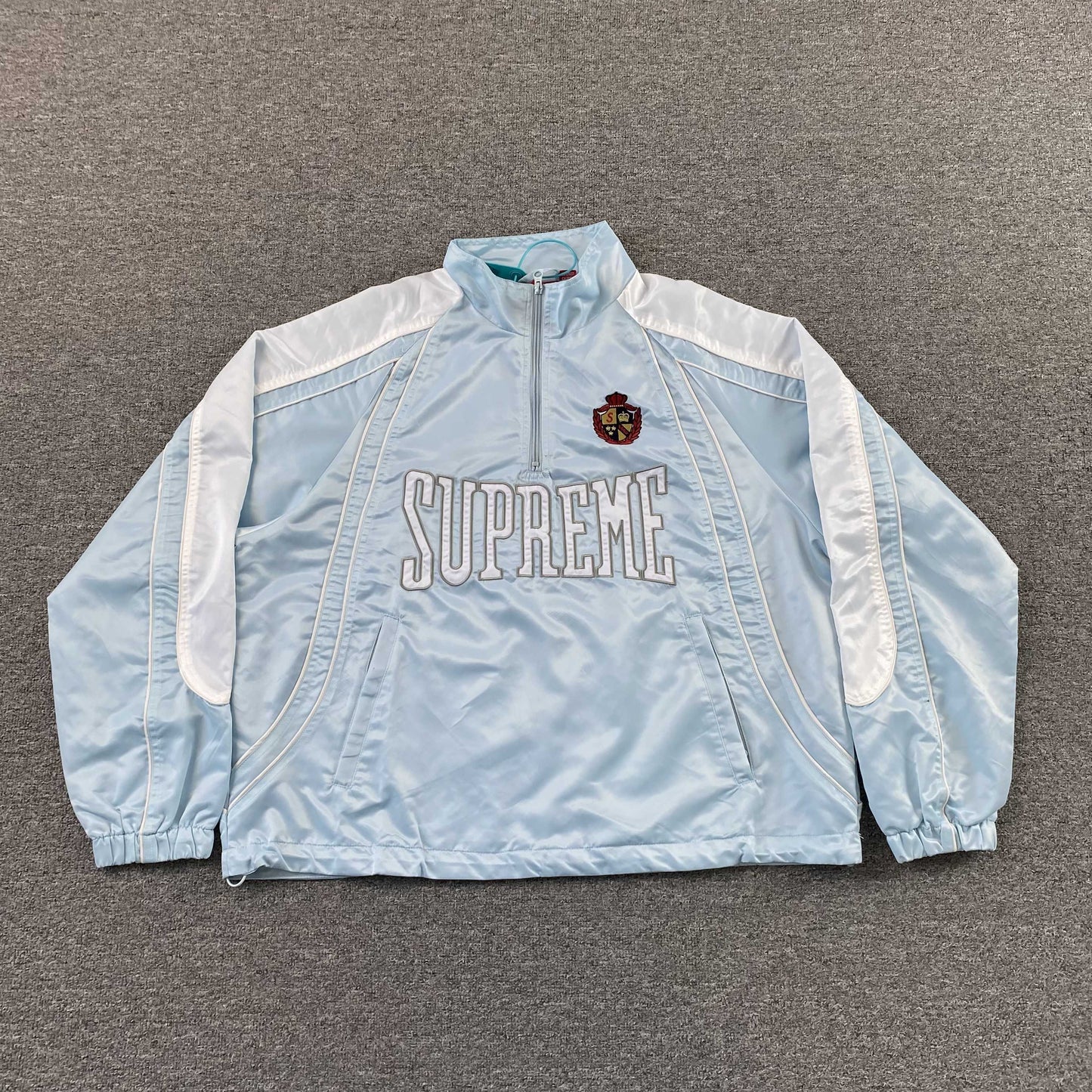 Supreme Satin Piping Pullover Light Blue