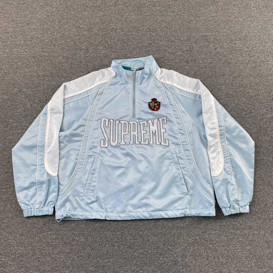 Supreme Satin Piping Pullover Light Blue