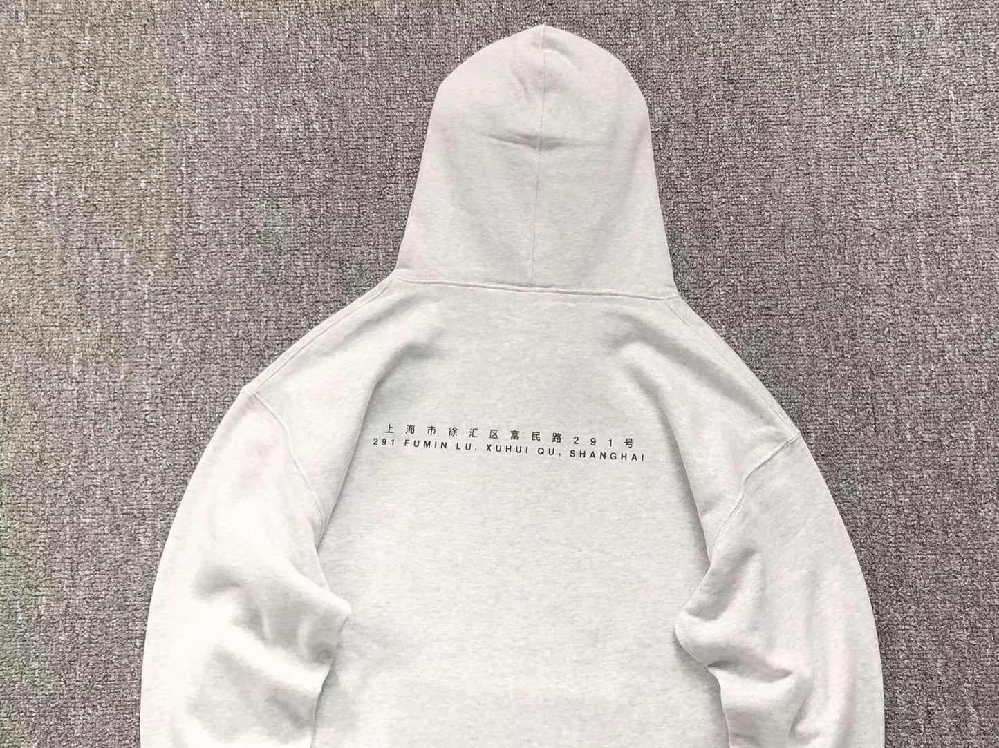 Supreme Shanghai Box Logo Hoodie Heather Grey