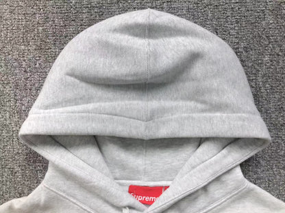 Supreme Shanghai Box Logo Hoodie Heather Grey