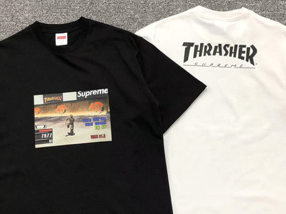 SUPREME THRASHER GAME TEE BLACK-Drip Store Argentina